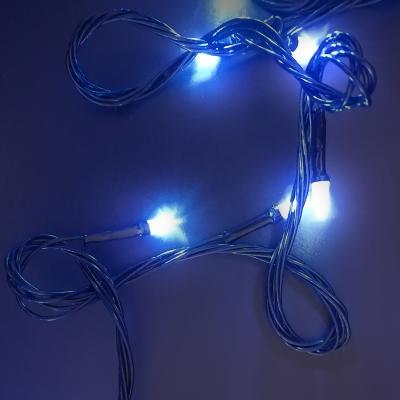 Гирлянда нитевая, 10м, 70LED, син, пуля, Ч.П. LX-175