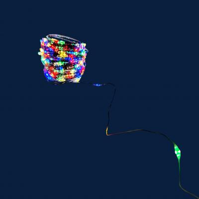 Гирлянда провол. 30м./300led, РОСА RGB. З.П. LX-521