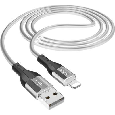 Кабель USB - Lightning 8pin, 1,0м, HOCO X72 Creator, силикон, белый