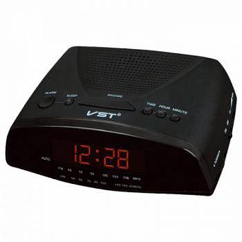 Часы VST905-1 красн. цифры, 220в + радио