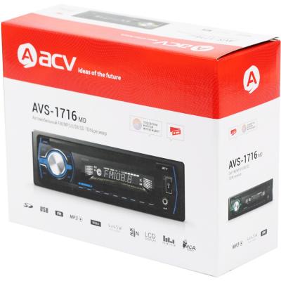 Автомагнитола ACV AVS-1716MD, мультицвет