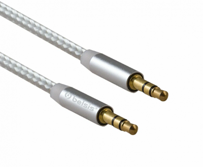 Jack 3,5mm - Jack 3,5mm 1,0м stereo Belsis BS3004W, белый