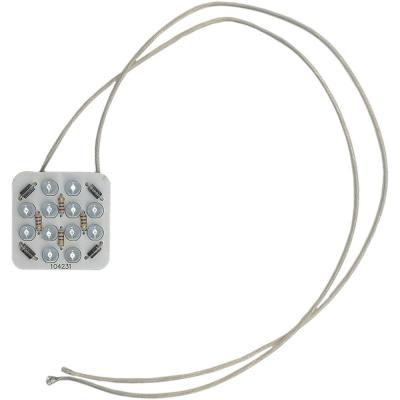 LED матрица 12в, синий, 12LED 35*35мм