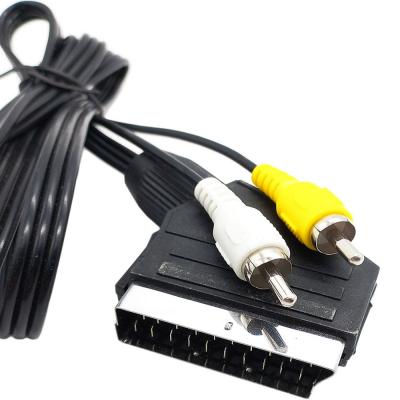SCART-3RCA, 1,0м, СИГНАЛ**
