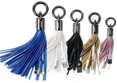 Кабель USB - Lightning 8pin, Remax Tassels Ring RC-053i, брелок, розовый