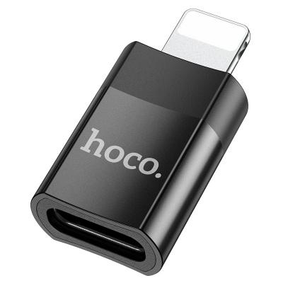 Переходник Type C - Lightning, HOCO UA17, черный