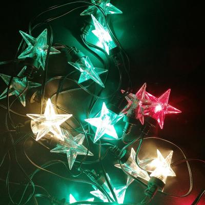 Гирлянда нитевая, 3м, LED, мигающие звезды, Ч.П. HL-18