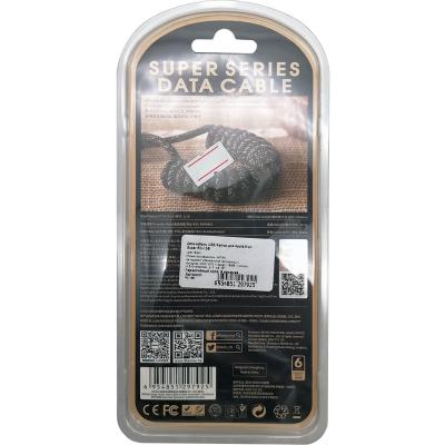 Кабель USB - Lightning 8pin, 0,28м, Remax Super RC-139i, черный***