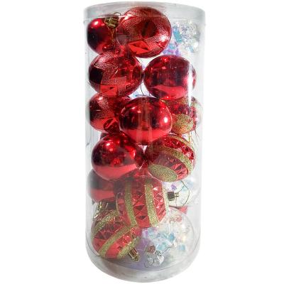 Игрушка ёлочная, 6см; 4498, уп.24шт; красный