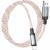 Кабель USB - Lightning 8pin, 1,0м, HOCO U112 Shine, светящийся, серый