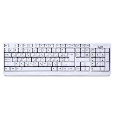 Клавиатура беспроводная SVEN KB-C2200W, белый