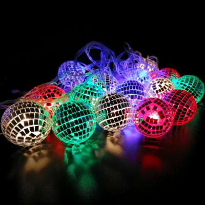 Гирлянда нитевая, 5м, 15L, Диско/шары RGB, LX-416