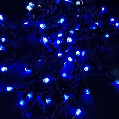 Гирлянда бахрома, уличная, 3,0м/0,3-0,5м, 80LED, син., Ч.П. LX-390/389
