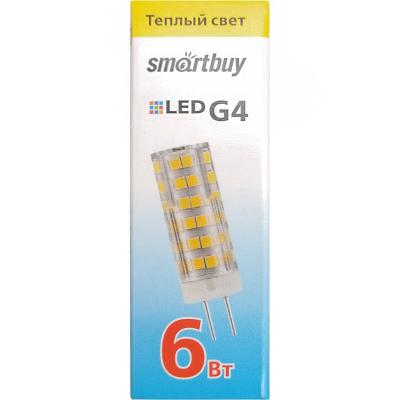 LED лампа Smartbuy-G4-220V-6W/3000/G4
