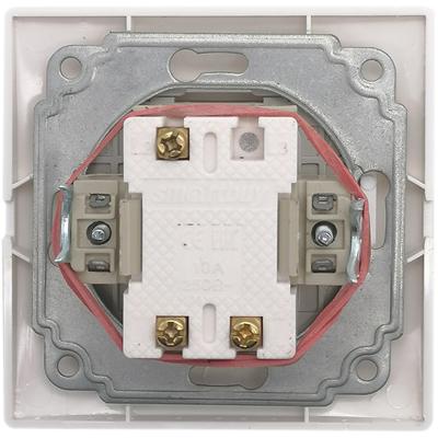 ВСУ проходной 1кл. инд. 10А "Венера" белый (SBE-01w-10-SW12-1)