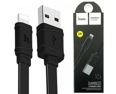 Кабель USB - Lightning 8pin, 1,0м, HOCO X5 BAMBOO, черный
