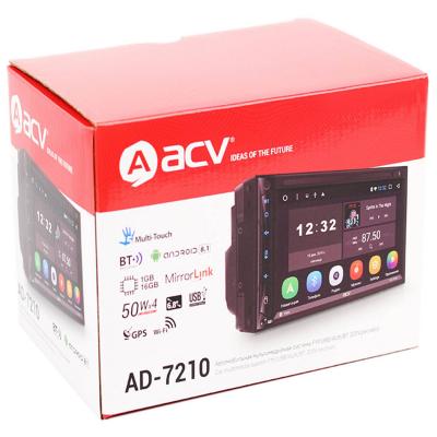 Автомагнитола 2DIN ACV AD-7210 Android/GPS/7" 1024*600