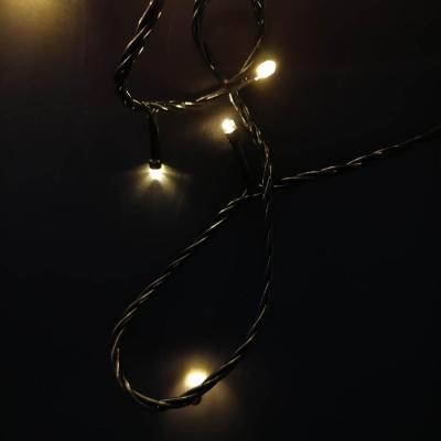 Гирлянда нитевая уличная, 20м, 160LED, т.бел./2 LED мерц, Ч.П. LX-221