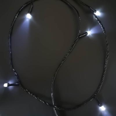 Гирлянда катушка, 50м, 240LED, 8mm, граненый, бел. LX-144