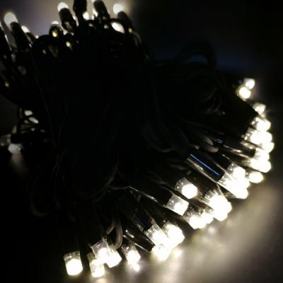 Гирлянда нитевая уличная, 10м, 80LED, т.бел., Ч.П., LX-110 / HL-16