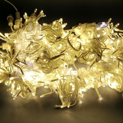 Гирлянда дождь, уличная, 3,0м/3,0м, 600LED, т.бел., Б.П., LX-27