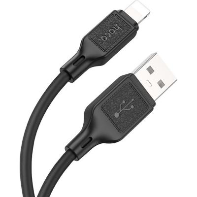 Кабель USB - Lightning 8pin, 1,0м, HOCO X90 Cool, силикон, черный