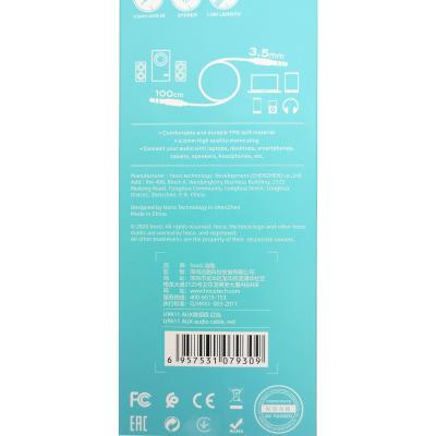 Jack 3,5mm - Jack 3,5mm 1,0м stereo HOCO UPA11 Series, красный