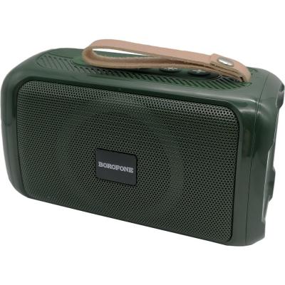Активная колонка BOROFONE BR17 (FM/AUX/USB/microSD/BT/TWS), зеленый***