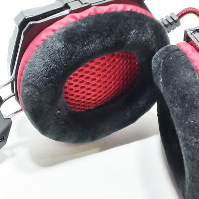 Полноразмерная игровая стереогарнитура SmartBuy RUSH SNAKE, велюр, черн/красная (SBHG-1300)