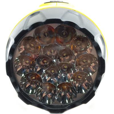 Фонарь ручной Smartbuy 15+10 LED, аккумуляторный, желтый (SBF-89-Y)
