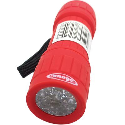 Фонарь ручной "Облик" HQ 1058 9 LED, красный