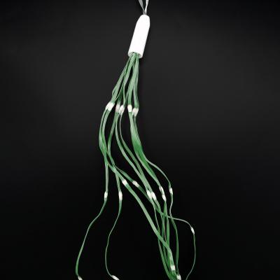 Гирлянда водопад-коса + звезда 193L 2,0м, RGB, З.П. LX-421