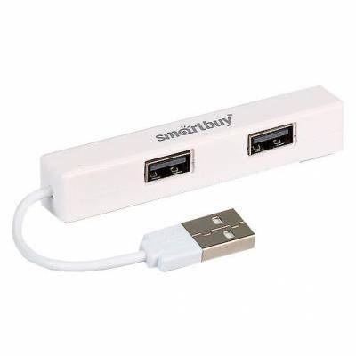 USB - Xaб Smartbuy 4 порта, 408, белый, SBHA-408-W