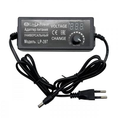 Блок питания универсальный 3-12V, 5А, с вольтметром, LP397