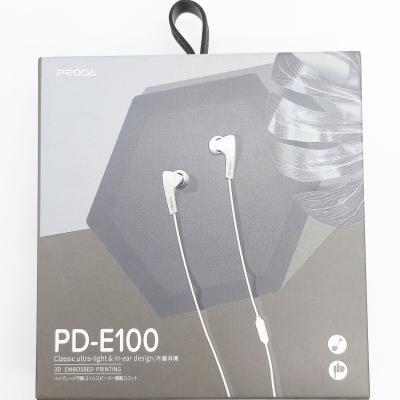 Наушники-гарнитура PRODA PD-E100, белый