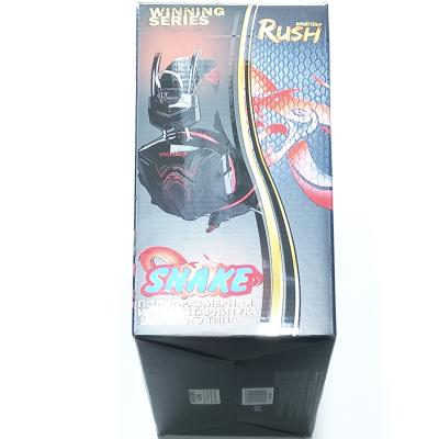 Полноразмерная игровая стереогарнитура SmartBuy RUSH SNAKE, велюр, черн/красная (SBHG-1300)