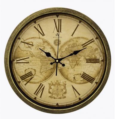 Часы настенные Atlantis S616R48 старинное золото (antique gold)