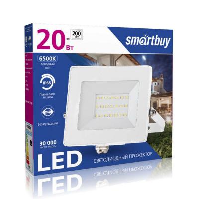 LED прожектор 20W, 6500K, IP65, 220V, белый, SBL-FLWhite-20-65K