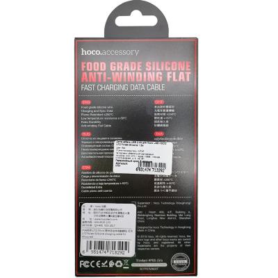 Кабель USB - micro USB, 1,2м, HOCO U72 Forest Silicone, красный