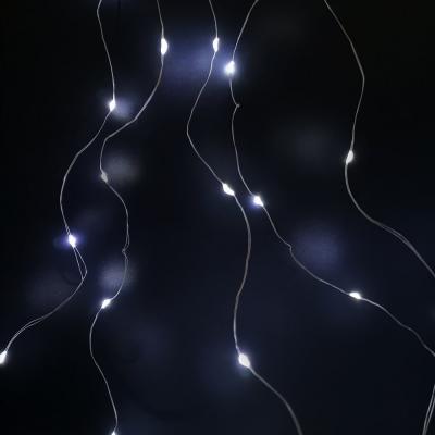 Гирлянда дождь проволочная, 2,5м/2,0м, LED, бел. HL-27