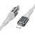 Кабель Type C - Lightning 8pin, 1,2м, HOCO U115 Transparent, 3.0A PD 20W, серый