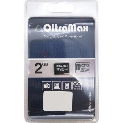 microSD OltraMax 2GB, OM002GCSD-W/A-AD 