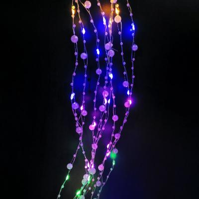 Гирлянда штора 2/2м роса Жемчужины RGB