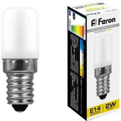 LED лампа 2W/2700K/E14, для холодильников, LB-10 /25295/