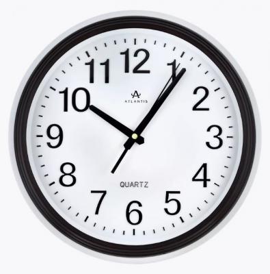 Часы настенные Atlantis TLD-35149 white/brown•