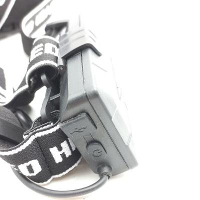 Фонарь налобный Патриот PT-FLG26 (6LED:T6+2*COB, 2*18650, USB) 