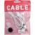 Кабель USB - Lightning 8pin, 1,0м, Smartbuy, FLOW 3D L-TYPE, 2A, белый (iK-512FLL white)***
