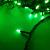 Гирлянда нитевая, 100м, 500LED, зел. Ч.П. LX-74