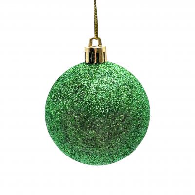 Игрушка ёлочная набор, 6см, уп. 8шт; LR6008ABC, зеленый