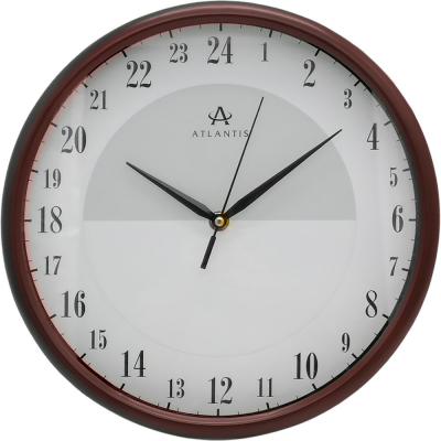 Часы настенные Atlantis GD-9530A2 коричневый (brown)